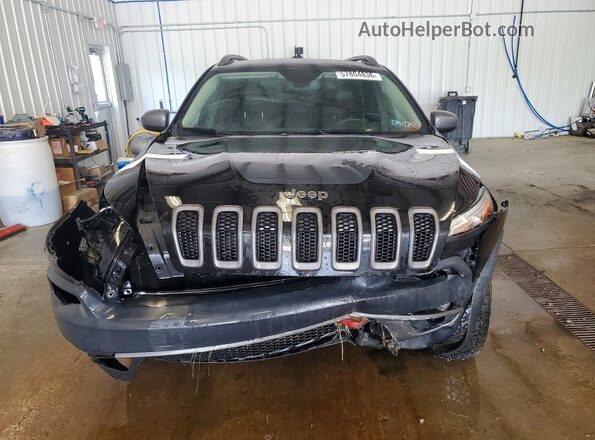 1C4PJMBB4HW513066 2017 JEEP CHEROKEE Black Widok z przodu