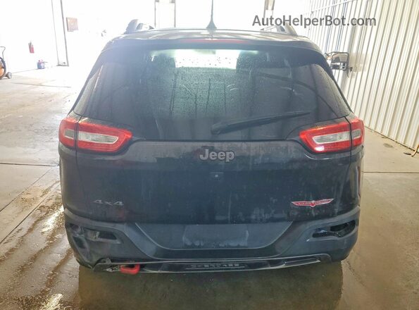 1C4PJMBB4HW513066 2017 JEEP CHEROKEE Black Widok z tyłu