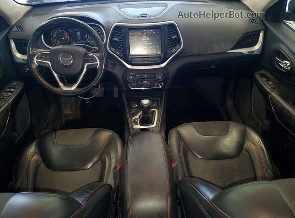 1C4PJMBB4HW513066 2017 JEEP CHEROKEE Black Widok deski rozdzielczej