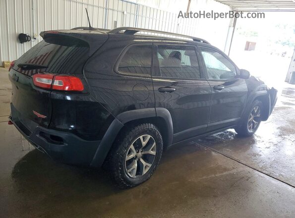 1C4PJMBB4HW513066 2017 JEEP CHEROKEE Black Tył prawy