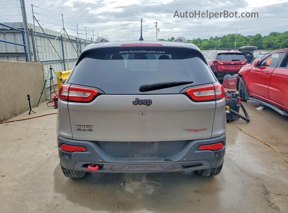 1C4PJMBB4JD559448 2018 JEEP CHEROKEE Silver Rear view