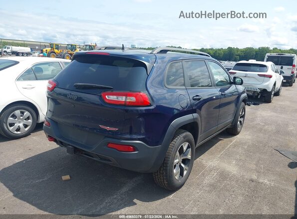 1C4PJMBB5GW234627 2016 JEEP CHEROKEE Blue Tył prawy