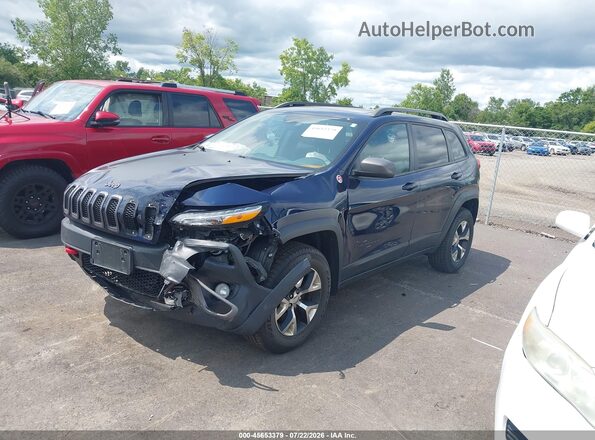 1C4PJMBB5GW234627 2016 JEEP CHEROKEE Blue Przód lewy