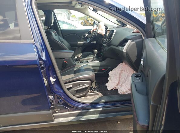 1C4PJMBB5GW234627 2016 JEEP CHEROKEE Blue Widok wnętrza z przodu