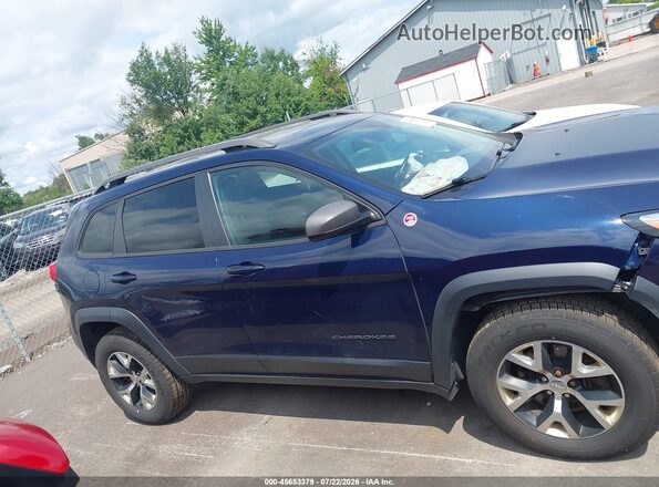 1C4PJMBB5GW234627 2016 JEEP CHEROKEE Blue Widok wnętrza z tyłu