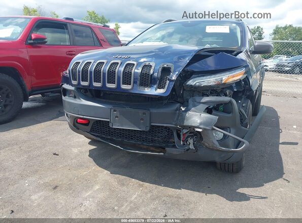 1C4PJMBB5GW234627 2016 JEEP CHEROKEE Blue Widok z przodu