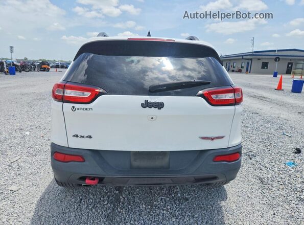 1C4PJMBB6HW536509 2017 JEEP CHEROKEE White Вид ззаду