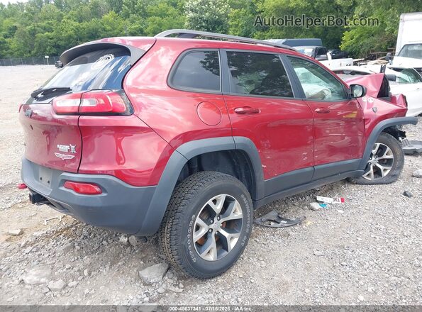 1C4PJMBB6HW551477 2017 JEEP CHEROKEE Red უკანა მარჯვენა