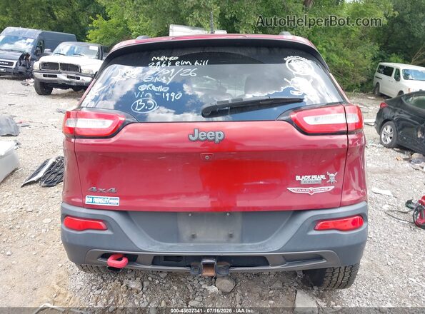 1C4PJMBB6HW551477 2017 JEEP CHEROKEE Red 