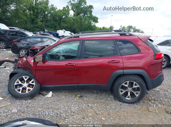 1C4PJMBB6HW551477 2017 JEEP CHEROKEE Red 