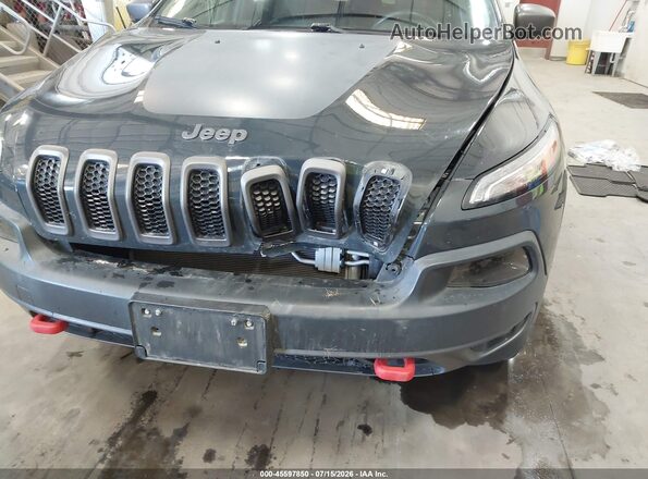 1C4PJMBB7JD580181 2018 JEEP CHEROKEE Gray Вид спереду
