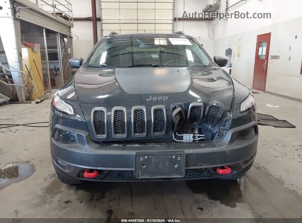 1C4PJMBB7JD580181 2018 JEEP CHEROKEE Gray Вид щитка приладів