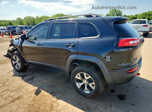 1C4PJMBB8GW266987 2016 JEEP CHEROKEE Черный Задняя левая четверть