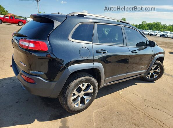 1C4PJMBB8GW266987 2016 JEEP CHEROKEE Черный Задняя правая четверть