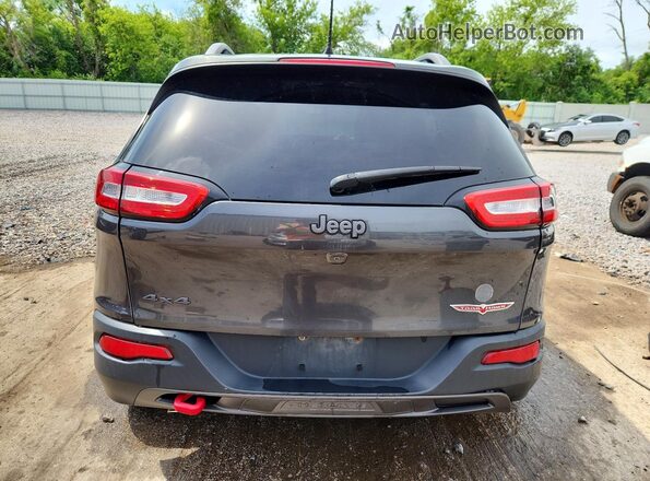 1C4PJMBB8GW344930 2016 JEEP CHEROKEE Gray Вид ззаду