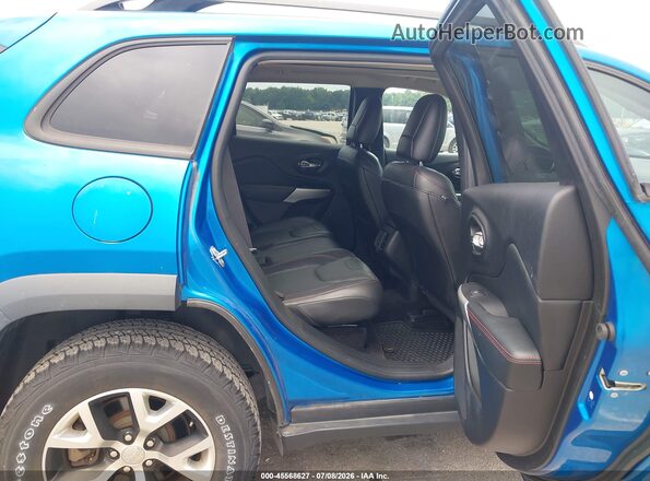 1C4PJMBB8HW599515 2017 JEEP CHEROKEE Синий Вид наклейки с VIN-кодом