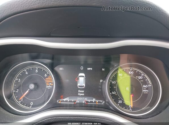 1C4PJMBB8HW599515 2017 JEEP CHEROKEE Синий Вид задних сидений
