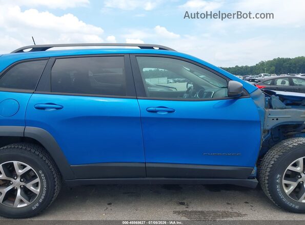 1C4PJMBB8HW599515 2017 JEEP CHEROKEE Синий Панорамный вид салона 360°