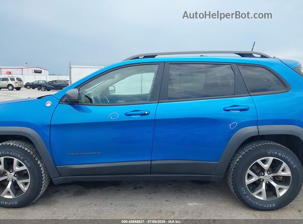 1C4PJMBB8HW599515 2017 JEEP CHEROKEE Синий 