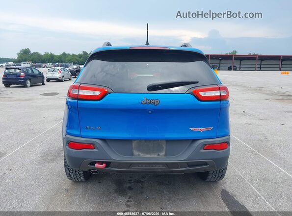 1C4PJMBB8HW599515 2017 JEEP CHEROKEE Синий 