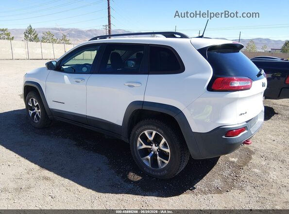 1C4PJMBB9HD239911 2017 JEEP CHEROKEE Белый Задняя левая четверть