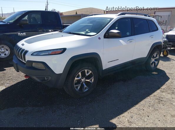 1C4PJMBB9HD239911 2017 JEEP CHEROKEE Белый Передняя левая четверть