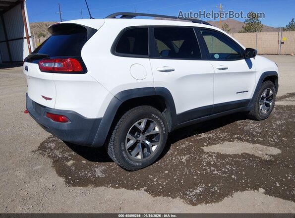 1C4PJMBB9HD239911 2017 JEEP CHEROKEE Белый Задняя правая четверть