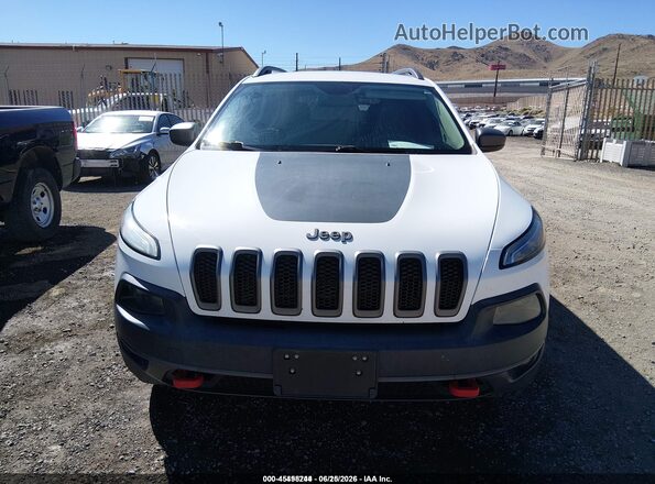 1C4PJMBB9HD239911 2017 JEEP CHEROKEE Белый Вид щитка приборов