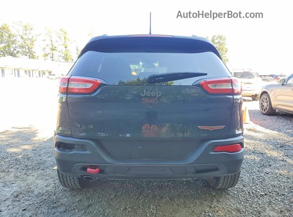 1C4PJMBBXHW517283 2017 JEEP CHEROKEE Charcoal Widok z tyłu