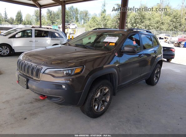 1C4PJMBN0KD169068 2019 JEEP CHEROKEE Blue Առջևի ձախ երեք քառորդ տեսարան