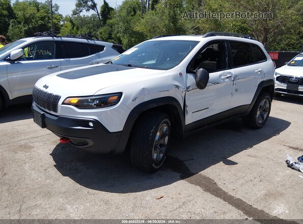 1C4PJMBN2KD148884 2019 JEEP CHEROKEE Белый Передняя левая четверть