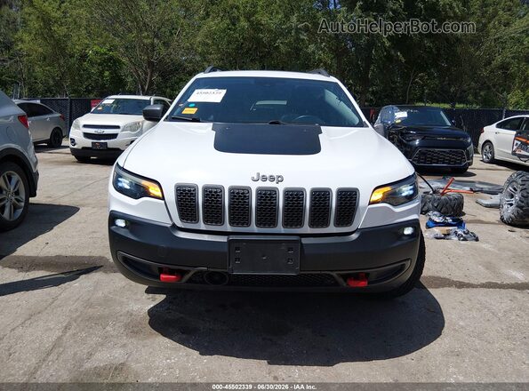 1C4PJMBN2KD148884 2019 JEEP CHEROKEE Белый Вид щитка приборов