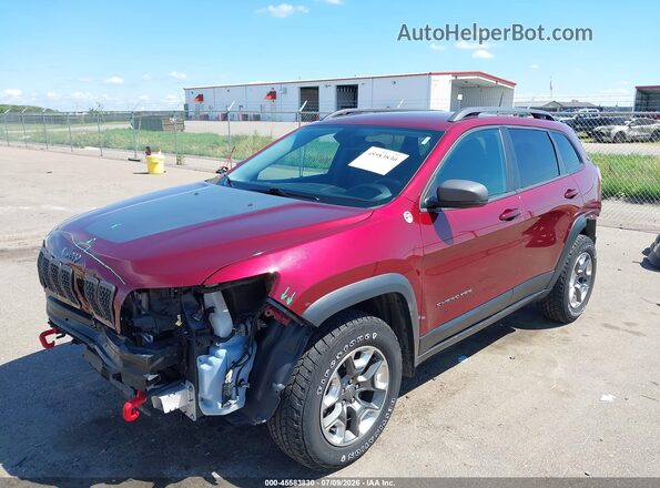 1C4PJMBN3KD227125 2019 JEEP CHEROKEE Red Vista tres cuartos delantera izquierda
