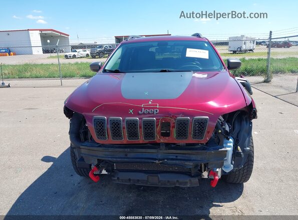 1C4PJMBN3KD227125 2019 JEEP CHEROKEE Red Vista interior trasera