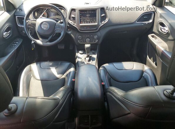 1C4PJMBN4KD227649 2019 JEEP CHEROKEE White წინა პანელის ხედი