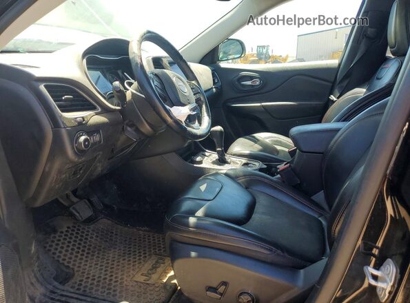 1C4PJMBN4KD283851 2019 JEEP CHEROKEE Black Front interior view