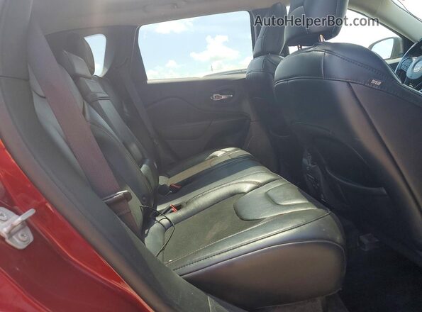 1C4PJMBN8KD273419 2019 JEEP CHEROKEE Burgundy Widok wnętrza z tyłu