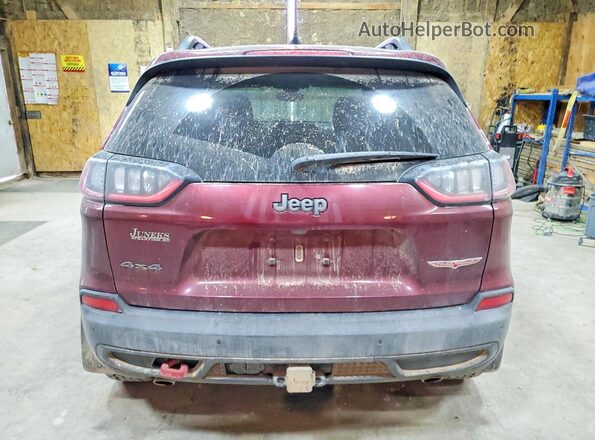 1C4PJMBNXLD546488 2020 JEEP CHEROKEE Maroon Vista trasera