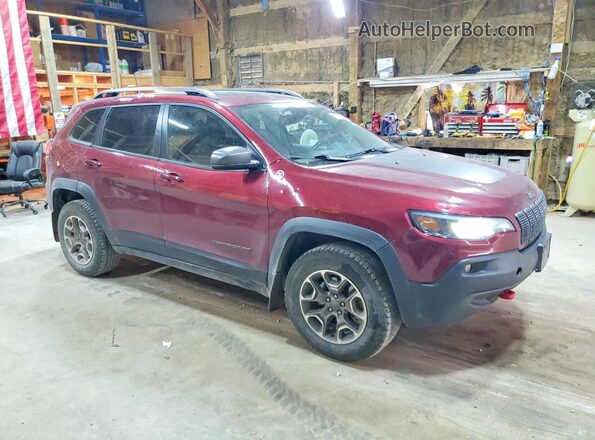1C4PJMBNXLD546488 2020 JEEP CHEROKEE Maroon Delantero derecho