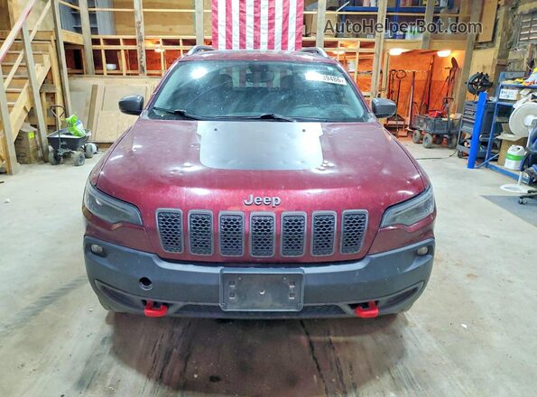 1C4PJMBNXLD546488 2020 JEEP CHEROKEE Maroon Vista frontal