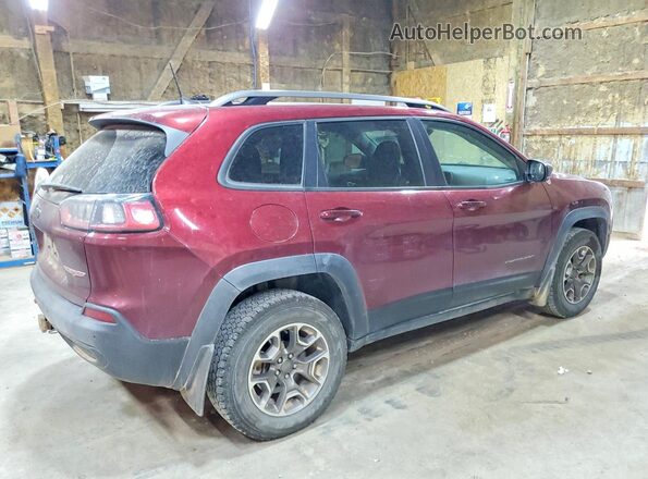 1C4PJMBNXLD546488 2020 JEEP CHEROKEE Maroon Trasero derecho