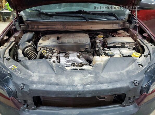 1C4PJMBNXLD546488 2020 JEEP CHEROKEE Maroon Vista del compartimento del motor