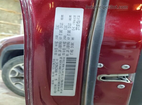 1C4PJMBNXLD546488 2020 JEEP CHEROKEE Maroon Vista de la etiqueta del VIN