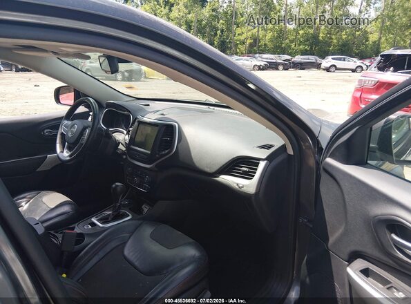 1C4PJMBS0HW612791 2017 JEEP CHEROKEE Gray Vista interior delantera