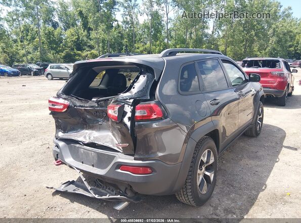1C4PJMBS0HW612791 2017 JEEP CHEROKEE Gray Trasero derecho