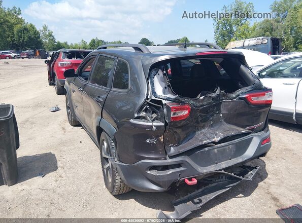 1C4PJMBS0HW612791 2017 JEEP CHEROKEE Gray Trasero izquierdo