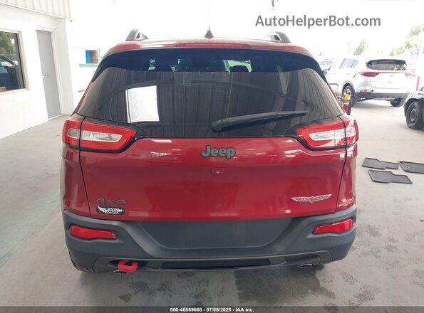 1C4PJMBS1GW104585 2016 JEEP CHEROKEE Burgundy 