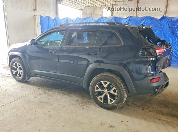 1C4PJMBS1GW132421 2016 JEEP CHEROKEE Blue Rear left