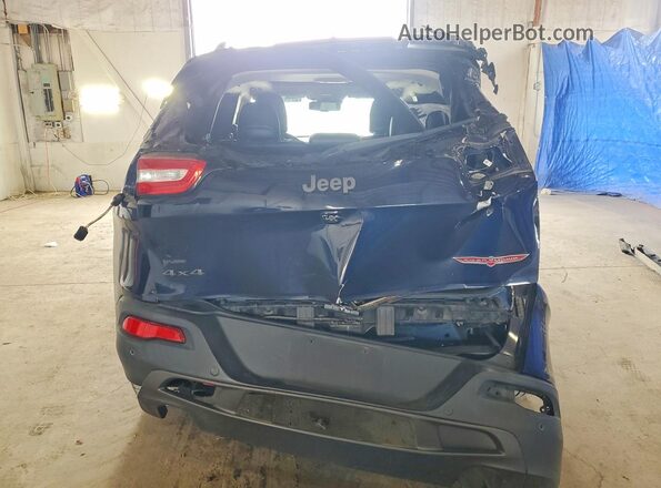 1C4PJMBS1GW132421 2016 JEEP CHEROKEE Blue Rear view