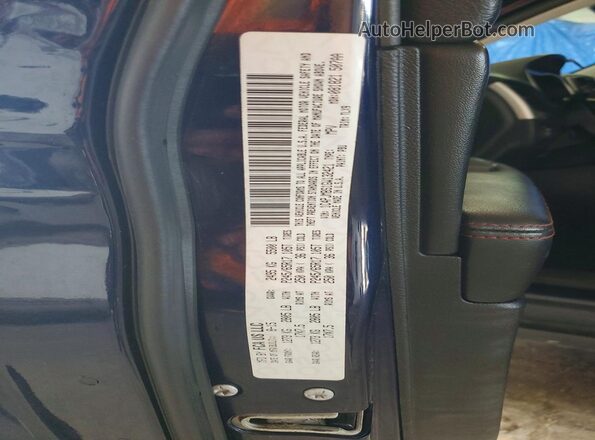 1C4PJMBS1GW132421 2016 JEEP CHEROKEE Blue VIN sticker view